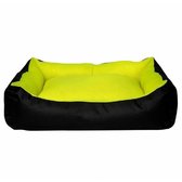 Лежак для собак Ferplast Dondurma прямокутний з бортиками L 78х60х22 см чорно-жовтий (VR03//2230)