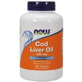 NOW Foods Cod Liver Oil 650 mg 250 caps