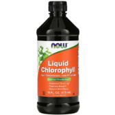 NOW Foods Liquid Chlorophyll Хлорофіл рідкий з м'ятним смаком 473 мл