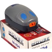 Акваріумний компресор KW Zone MOUSE М-104 із двома виходами (6938104010295)