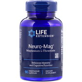 Life Extension Neuro-Mag, Magnesium L-Threonate, 90 Vegetarian Capsules (LEX16039)