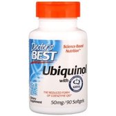 Doctor's Best Ubiquinol Featuring Kaneka's QH 50 mg 90 Softgels Коензим Q10