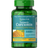 Puritan's Pride Turmeric Curcumin 1000 mg with Bioperine 5 mg 60 Capsules