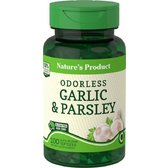 Piping Rock Odorless Garlic & Parsley, 100 Softgels