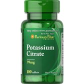 Puritan's Pride Potassium Citrate 99 mg 100 Tablets