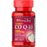 Puritan's Pride Q-SORB Co Q-10 100 mg Коензим Q-10 60 гелевих капсул