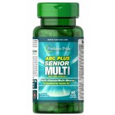 Puritan's Pride ABC Plus Senior Multivitamin Multi-Mineral Formula Мультівітаміни і мінерали 60 капає