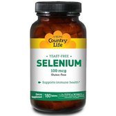 Country Life Selenium 100 mcg 180 Tabs Селен бездріжджовий