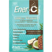 Ener-C Vitamin C, Pineapple With Coconut 1000 mg, 1 sachet 0.3 oz (9.4 g) (EC061)