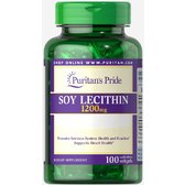 Puritan's Pride Soy Lecithin 1200 mg 100 Rapid Release Softgels