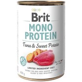 Вологий корм для собак Brit Mono Protein з тунцем та бататом 400 г (8595602529742)