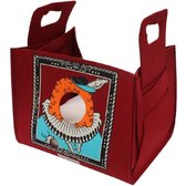 Диван сумка Croci Popcat King Bordeaux бордовий 35х25х30см (C2178004)