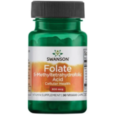 Swanson Folate 800 mcg Фолат 30 веганських капсул