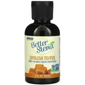 NOW Foods BetterStevia Liquid Sweetener 2 fl oz (59 ml) English Toffee Рідкий підсолоджувач з нульовою калорійністю, англійська іриска