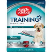 Пелюшки Simple Solution Training Premium Dog Pads гігієнічні вологопоглинаючі для собак 58x60 см 50 шт. (SS13401)