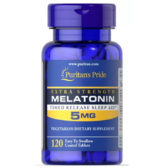 Puritan's Pride Melatonin 5 mg Timed Release Мелатонін повільного вивільнення 120 таблеток