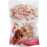 Ласощі для собак DoggyMan Biscuit Strawberry фруктове печиво бісквіт полуниці 220 г (56147)