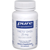 Pure Encapsulations 7-Keto DHEA 25 mg 7-Кето Дегідроепіандростерон 120 капсул