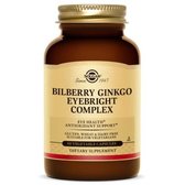 Solgar Bilberry Ginkgo Eyebright Complex, 60 Caps Чорниця, очанка