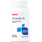 GNC Vitamin A 10000 IU, 180 Capsules