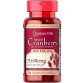 Puritan's Pride Cranberry 25.000 mg Журавлина 60 капсул