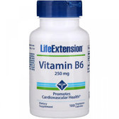 Life Extension Vitamin B6 250 mg 100 Veggie Caps Вітамін В-6 (Піридоксин)