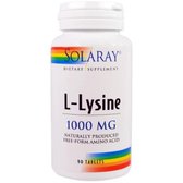 Solaray L-Lysine, 1.000 mg, 90 Tablets (SOR-04860)