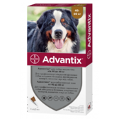 Краплі від бліх та кліщів Bayer Advantix для собак вагою 40-60 кг 4 піпетки (947)