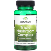 Swanson Triple Mushroom Complex Потрійний грибний комплекс 60 капсул