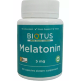 Biotus Melatonin 5 mg Мелатонін 60 капсул