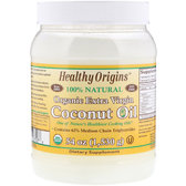 Healthy Origins Organic Extra Virgin Coconut Oil 54 oz (1,530 g) Екологічно чисте натуральне кокосове масло