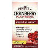 21st Century Cranberry Plus Probiotic Журавлина з пробіотиком 60 таблеток