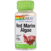 Solaray Red Marine Algae 375 mg Червоні водорості 100 веганських капсул