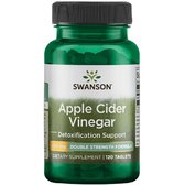 Swanson Apple Cider Vinegar Double Strength 200 mg Яблучний оцет 120 таблеток