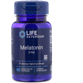 Life Extension Melatonin 3 mg 60 Caps (LEX-33006)