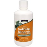 NOW Foods Colloidal Minerals Liquid 946 ml /32 servings/ Natural Raspberry