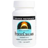 Source Naturals Hydroxocobalamin Vitamin B12 1 mg Гідроксокобаламін Вітамін B12 смак вишні 120 таблеток