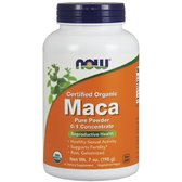 NOW Foods Maca Pure Powder Certified Organic 198 g /73 servings/