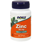 NOW Foods ZINC GLUCONATE 50 mg 100 TABS Цинк глюконат