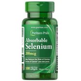 Puritan's Pride Absorbable Selenium 200 mcg Селен 100 гелевих капсул