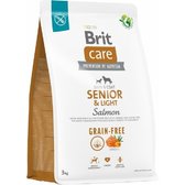 Сухий корм Brit Care Dog Grain-free Senior and Light для літніх собак із зайвою вагою 3кг (8595602558933)