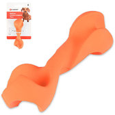 Іграшка Flamingo Rubber Flexo Twisted Dumbbell гантель скручена жувальна для собак 10.8х3.7 см (53610)