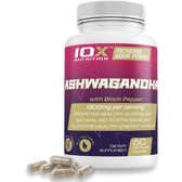 10XNutrition Ashwagandha Ашваганда 60 веганських капсул