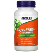 Now Foods CurcuFresh Curcumin Куркумін 700 мг 60 капсул