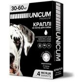 Краплі від бліх, кліщів та гельмінтів Unicum Complex Premium для собак 30-60 кг (UN-090)