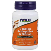 Now Foods 8 Billion Acidophilus And Bifidus Пробіотики 60 веганських капсул