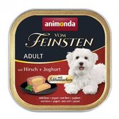 Вологий корм Vom Feinsten Adult with Deer + yogurt для собак з оленіною та йогуртом 150 г (4017721823036)