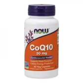 NOW Foods COQ10 30 mg Коензим Q10 60 веганських капсул