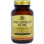 Solgar Zinc Citrate, 30 mg Солгар Цитрат цинку 30 мг, 100 капсул