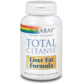 Solaray Total Cleanse Liver Fat Formula Детоксикація печінки 90 вегетаріанських капсул